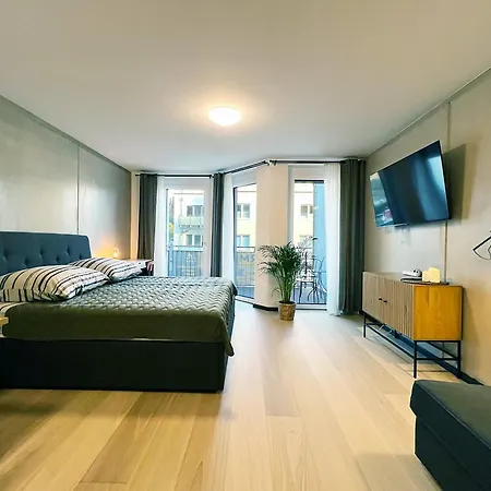 Bonquartier Design Mit Balkon, Parkplatz شقة فاختبيرغ